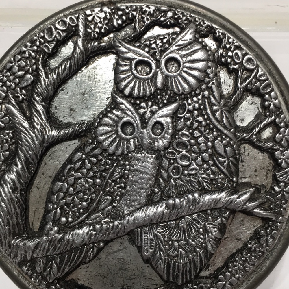 owl jewelry box vintage METZKE - Picture 2 of 16